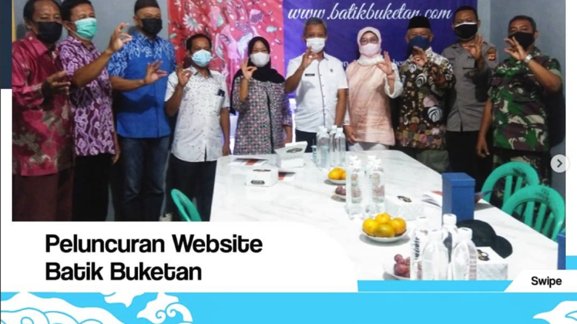 Buketan Batik Website Launch