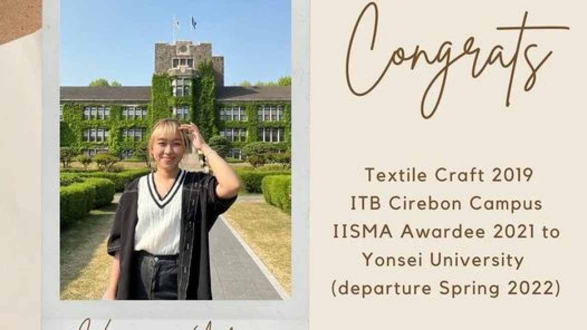 Vanessa Yofania, an undergraduate student in Textile Craft, Faculty of Arts and Design, Institut Teknologi Bandung got a chance to spend time abroad at Seoul, South Korea as an exchange student