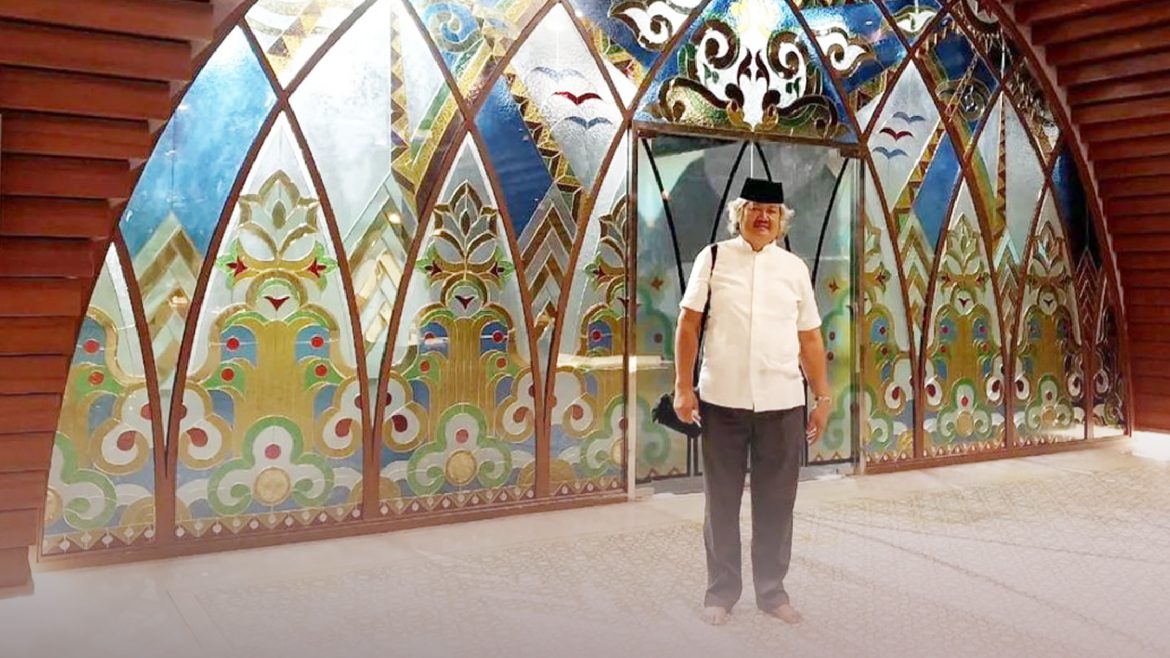 The Interior Ornament Work of the Al Jabbar Great Mosque