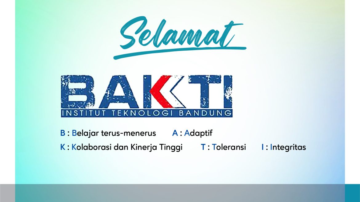 “BAKTI” as ITB Employee Competency Value