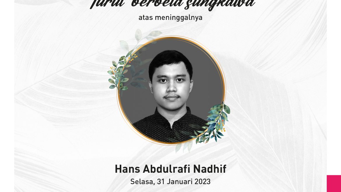 Obituary – Hans Abdulrafi Nadhif