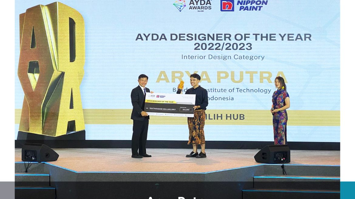 “Designer of The Year at the Asia Young Designer Awards 2023 (AYDA) international level