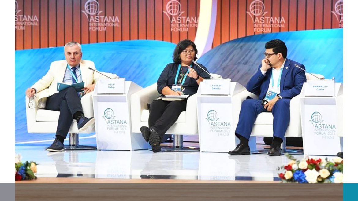 Dr. Dwinita Larasati, M.A., at Astana International Forum 2023