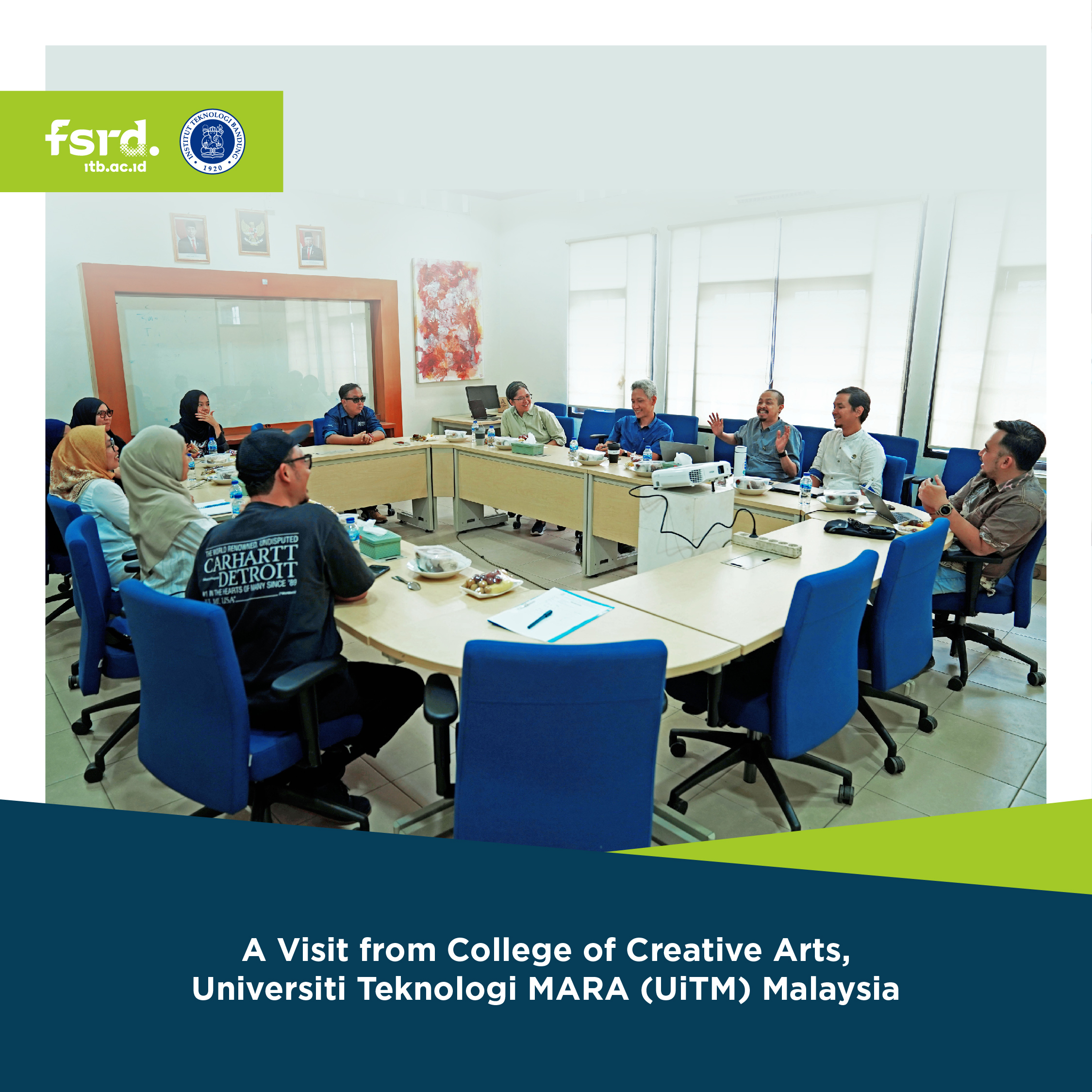 A Visit from Universiti Teknologi MARA Malaysia (College of Creative Arts) 
