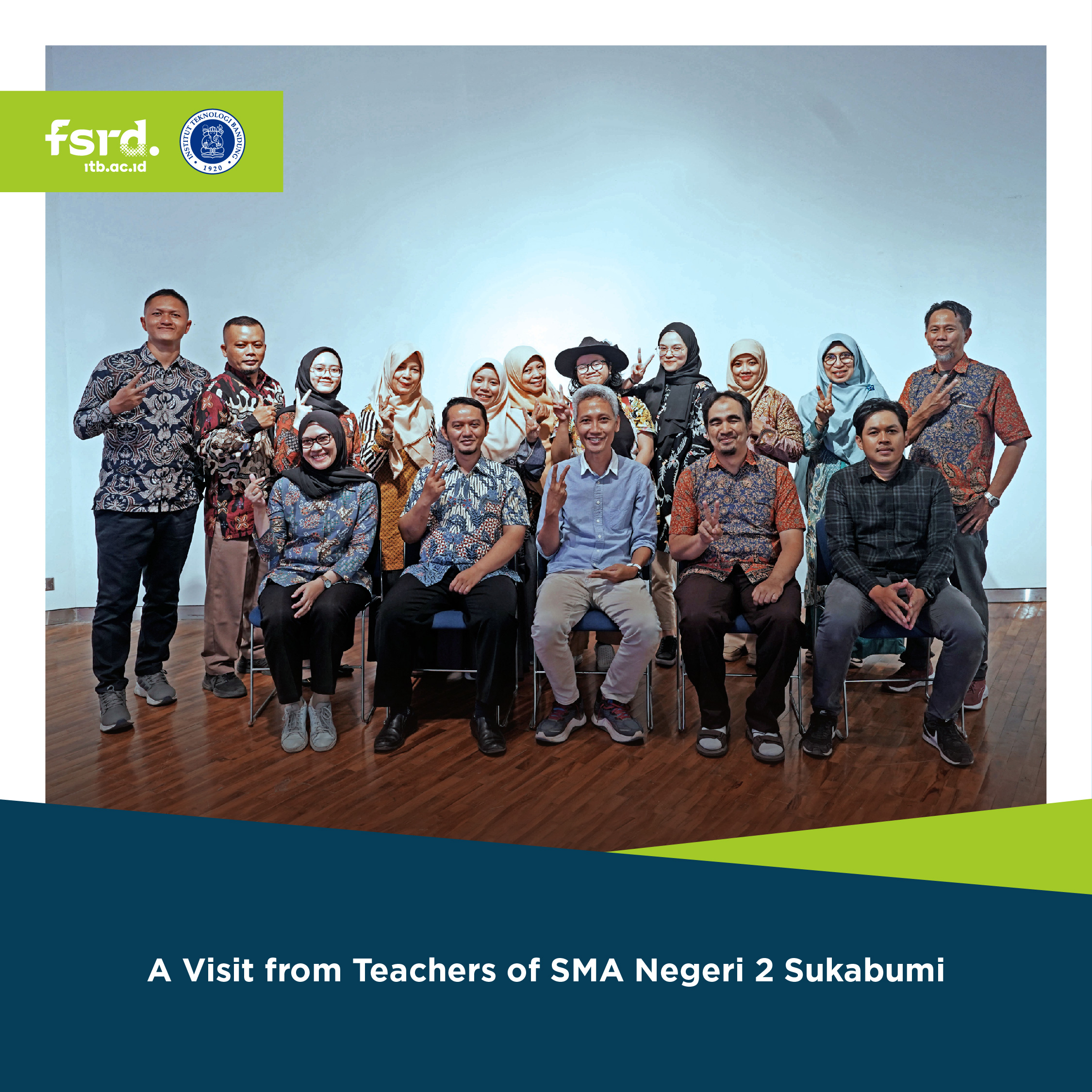 A Visit from A Teachers of SMA 2 Sukabumi