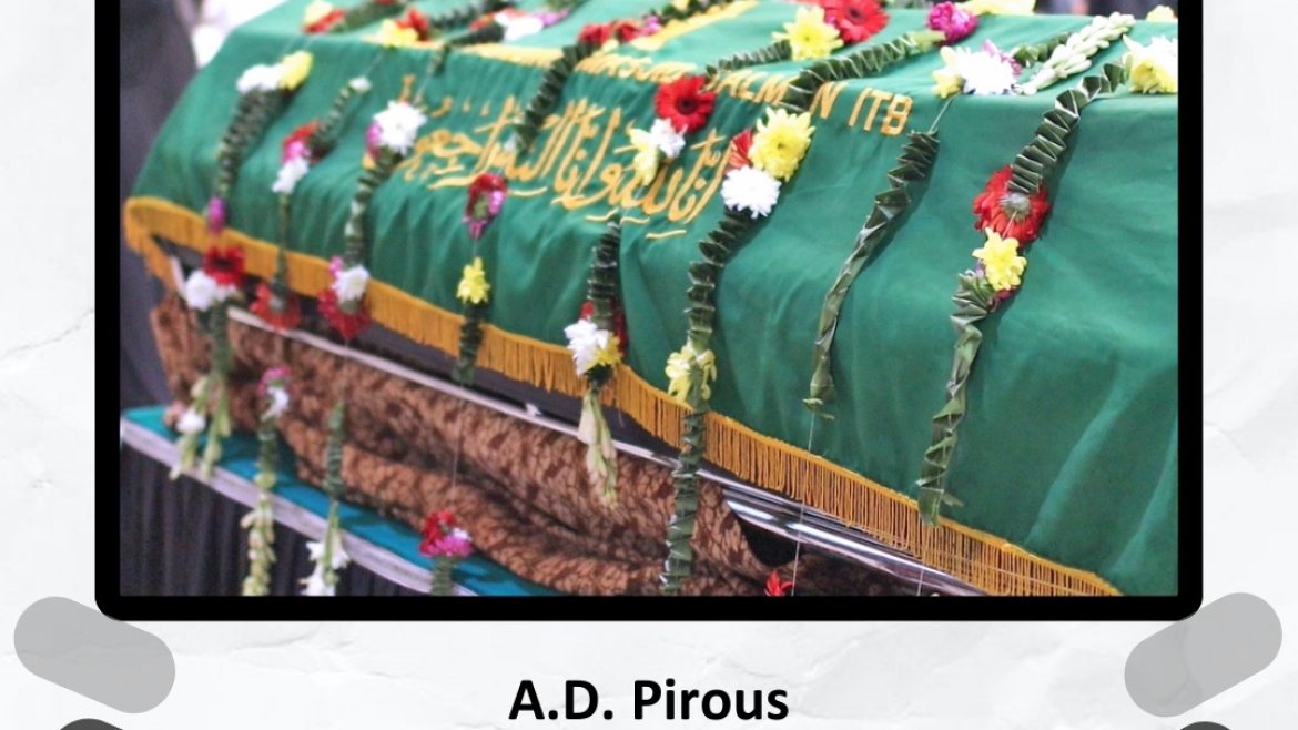 Final Tributes  A.D. Pirous Emeritus Distinguished Professor – FSRD ITB